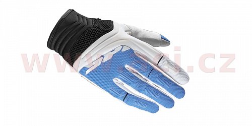 rukavice MEGA-X, SPIDI - Itálie, dámské (bílá/modrá)